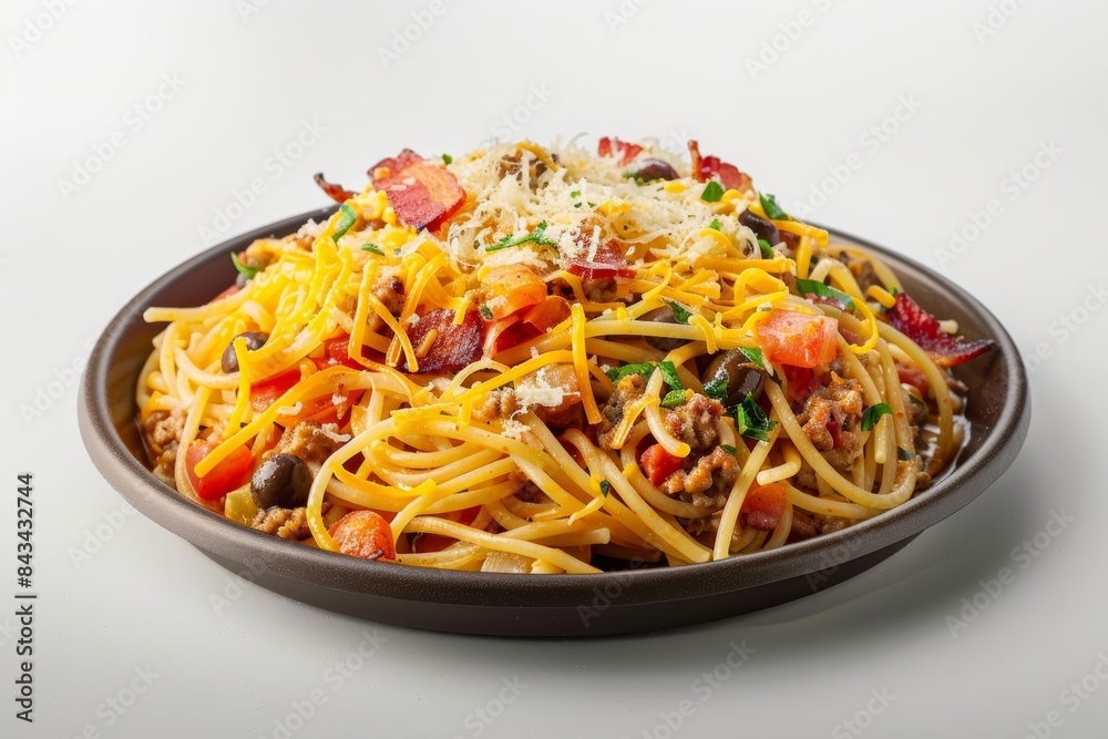 Tantalizing Baked Spaghetti Casserole with Rich Tomato Sauce and Melted Cheese Tantalizing Baked Spaghetti Casserole with Rich Tomato Sauce and Melted Cheese