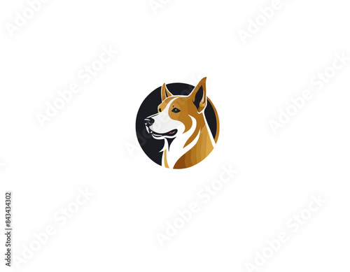 Dog logo, pies logo, logotype