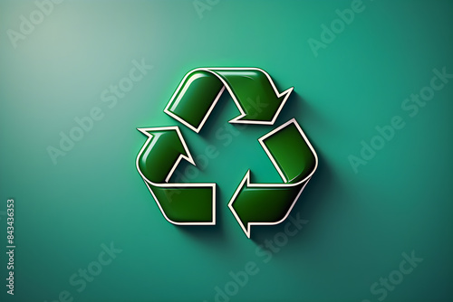 AI generated image of recycling symbol