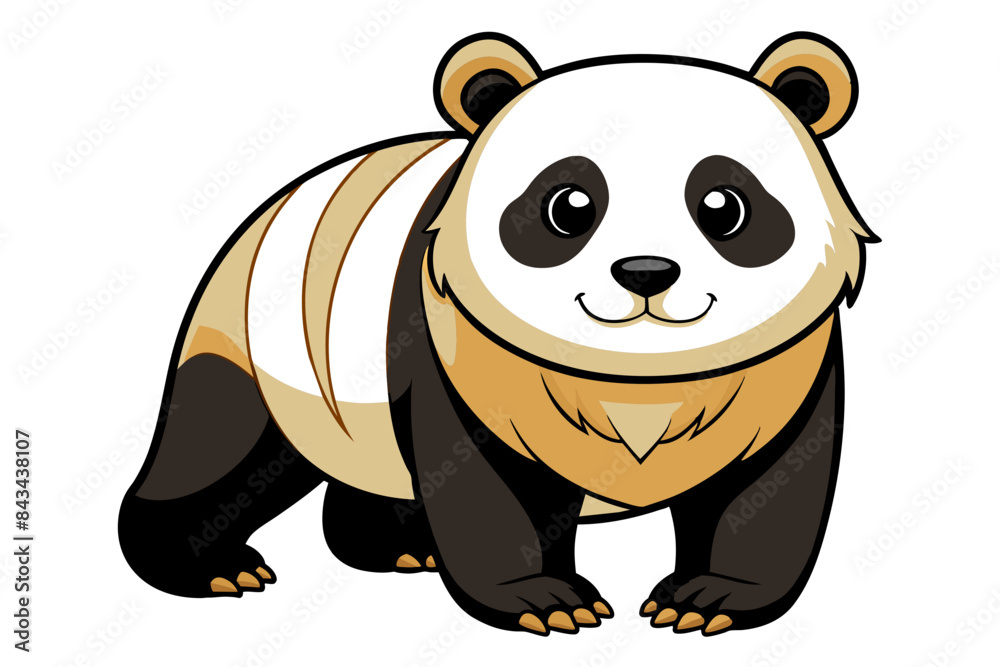 panda different style vector illustration line art panda different style vector illustration line art