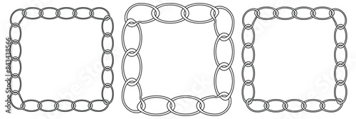 chains backgrounds, shinny metal iron chains, Seamless chain pattern.