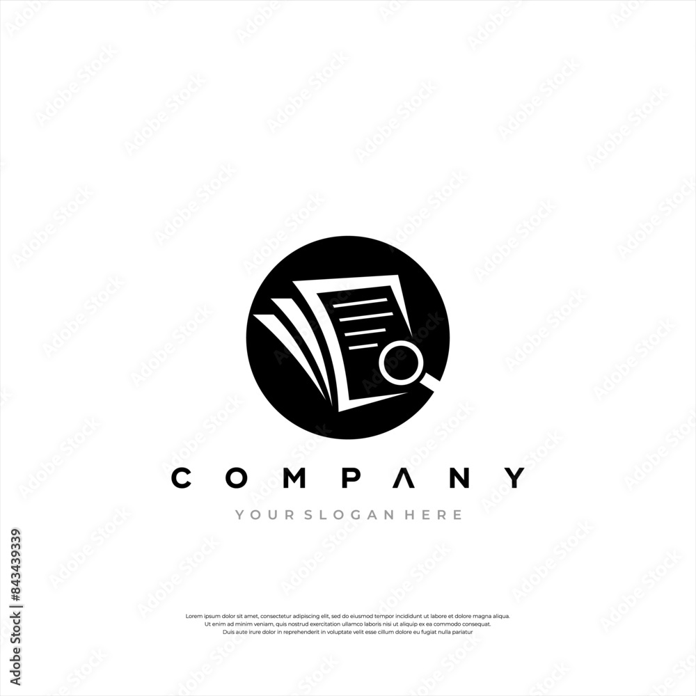 Abstract Document Emblem Abstract Document Emblem