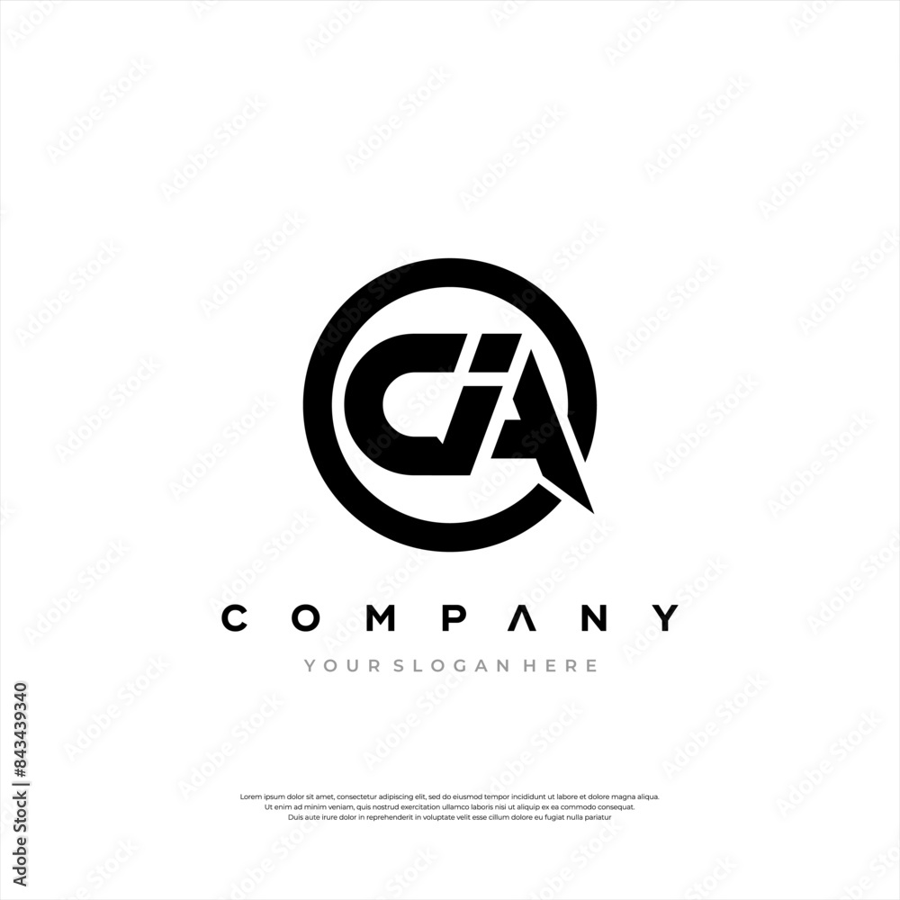 Sophisticated CIA Monogram Logo Sophisticated CIA Monogram Logo
