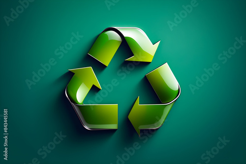AI generated image of recycling symbol
