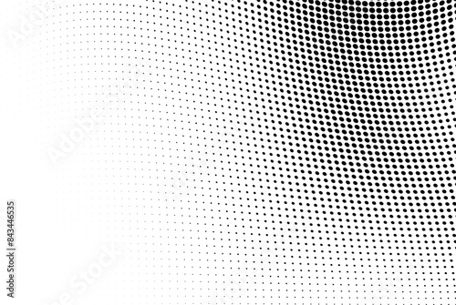 Black and white halftone texture