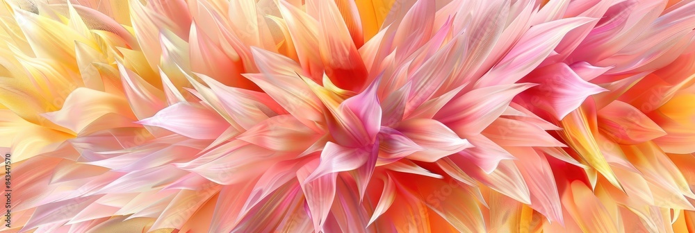 Abstract Shapes Inspired By The Structure Of Flowers, In Bright Pinks And Yellows, Celebrating Beauty And Renewal , HD Wallpapers, Background Image Abstract Shapes Inspired By The Structure Of Flowers, In Bright Pinks And Yellows, Celebrating Beauty And Renewal , HD Wallpapers, Background Image
