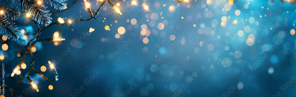 Festive Night Sky Stars and Fairy Lights Festive Night Sky Stars and Fairy Lights
