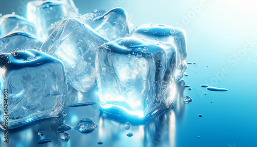 溶ける氷 クローズアップ 儚い氷 氷 壁紙 背景 光