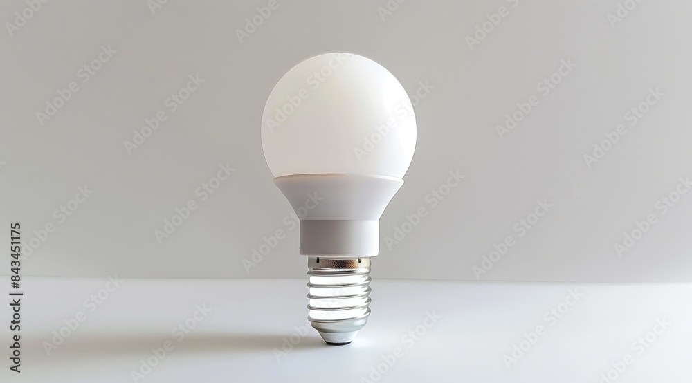 LED light bulb on a neutral background LED light bulb on a neutral background