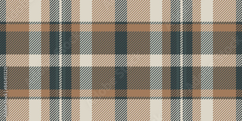 Hounds pattern textile vector, livingroom tartan texture background. Living room fabric seamless plaid check in orange and light colors.