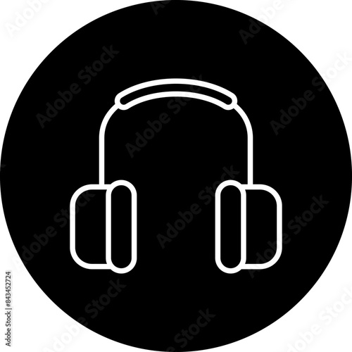 Earmuffs Icon Style