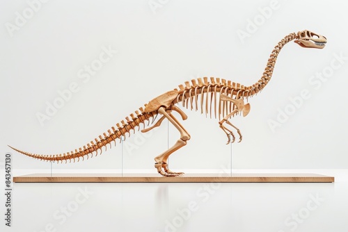Dinosaur Skeleton Exhibit in Museum