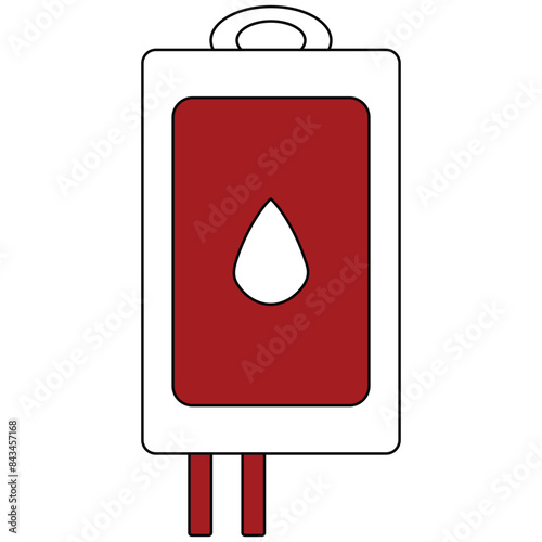 Blood, blood bank, health icon