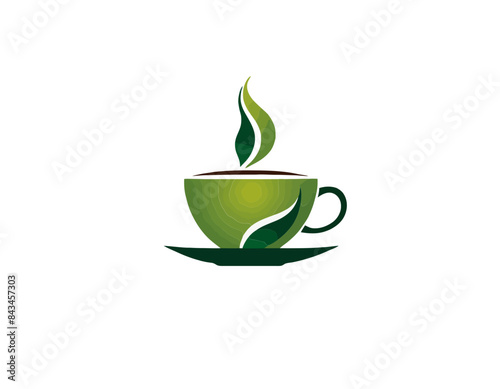 Tea logo, herbaciarnia, herbata logo, logo herbaciarni