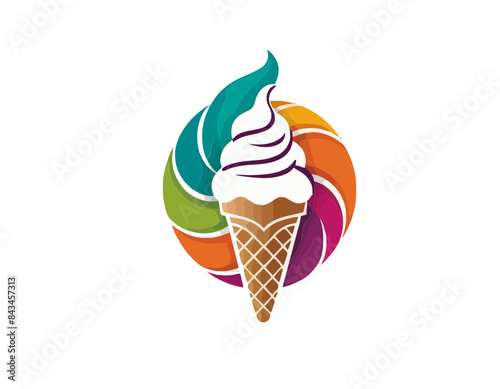 Lodziarnia, Ice cream logo, logo lodziarni, lody