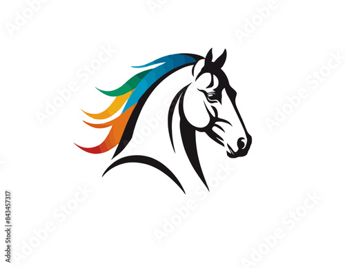 Horse logo, logo konia, koń logotyp, logotype, horse riding