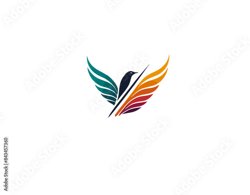 Ptak logo, bird logo