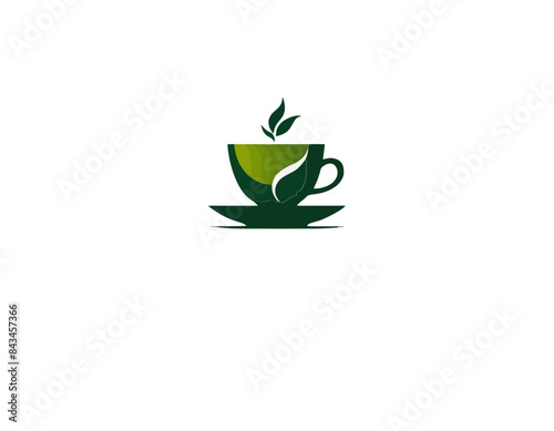 Tea logo, herbaciarnia, herbata logo, logo herbaciarni