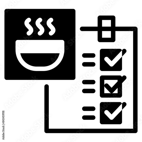 Cookbook solid icon symbol sign from modern recipe collection in solid style for mobile concept and web apps design. Cooking and kitchen related vector line icon.
