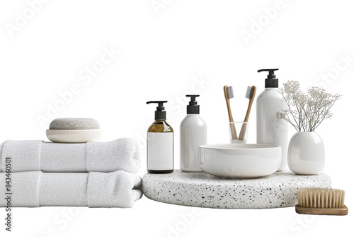 Wallpaper Mural Relaxing Spa Kits for Couples' Pampering Sessions Isolated On Transparent Background Torontodigital.ca