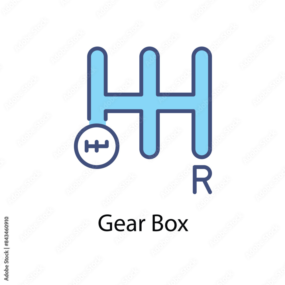 Gear Box vector icon Gear Box vector icon