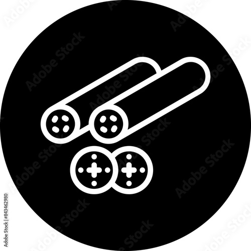 Sushi roll Icon style