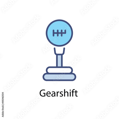 Gearshift vector icon