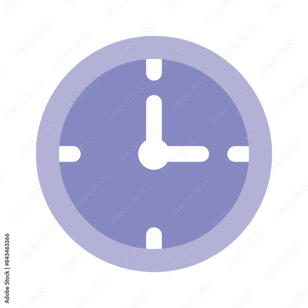 Amazing icon of clock in modern design style Amazing icon of clock in modern design style
