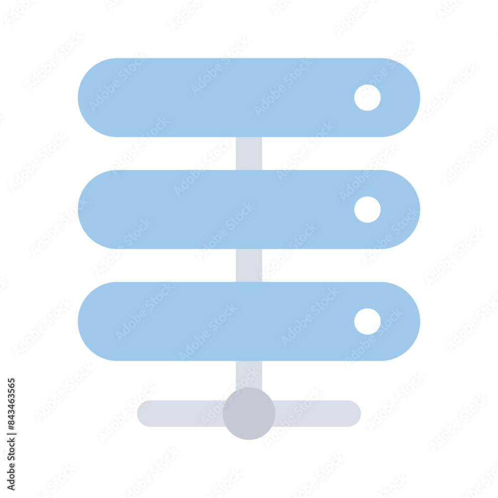 Network server vector design, icon of data storage Network server vector design, icon of data storage