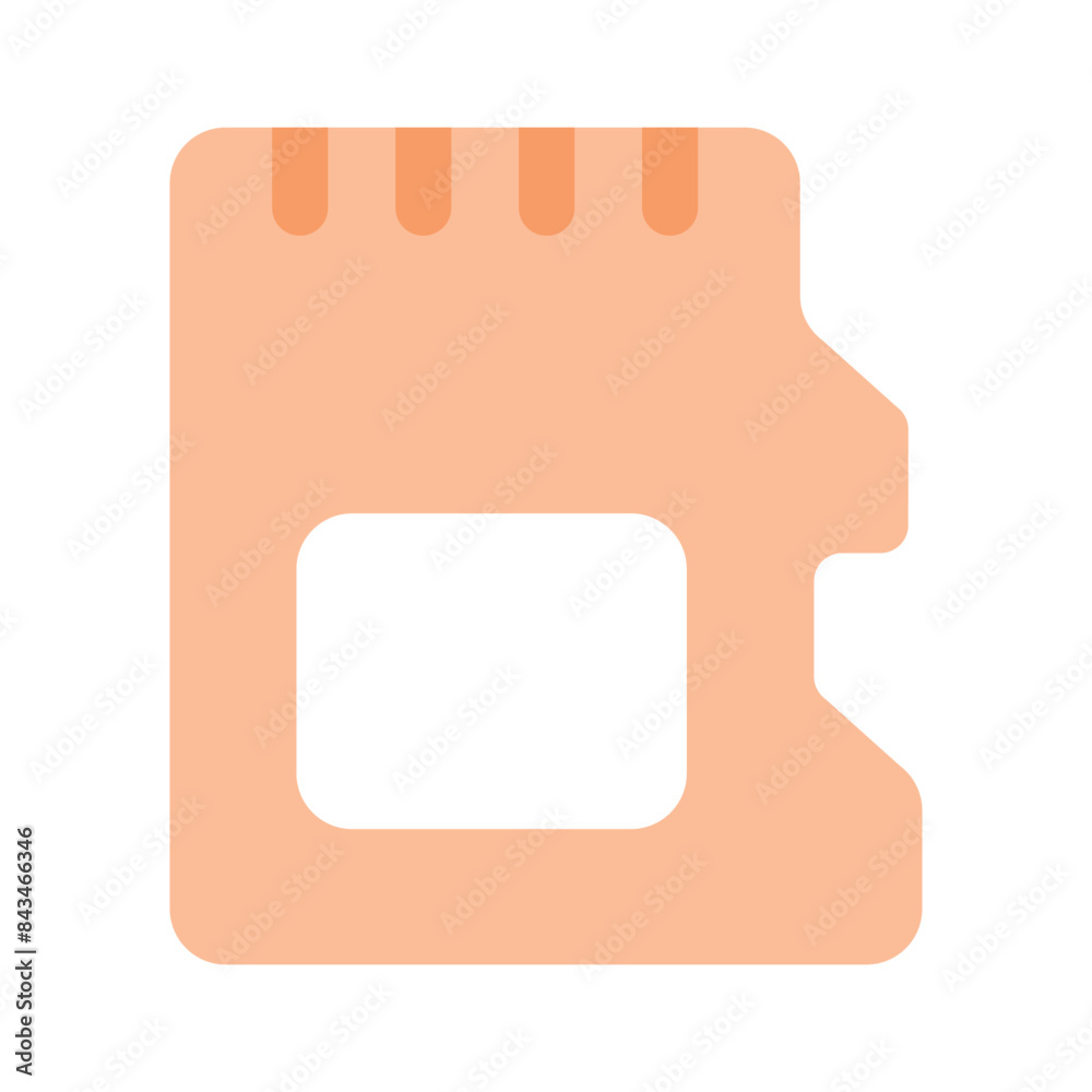 Check out this icon of memory card in editable style Check out this icon of memory card in editable style