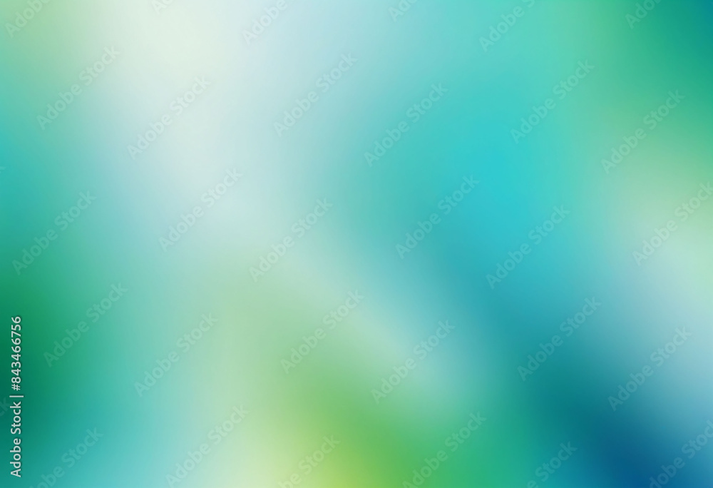 Light Blue, Green blurred background. Colorful illustration in abstract style with gradient