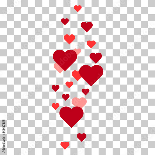 Fly love icon, valentine romance graphic element, web vector illustration