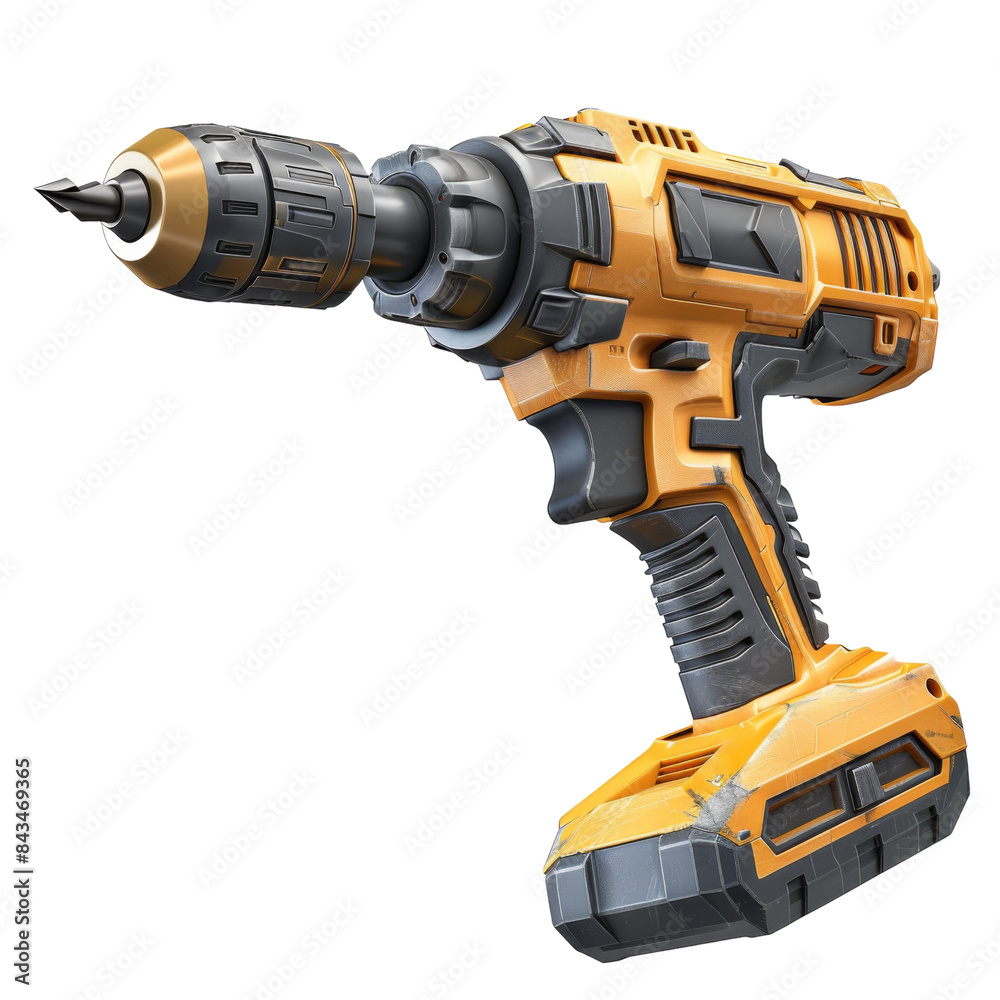 Hammer Drills: Authentic Visual Isolated On Transparent Background Hammer Drills: Authentic Visual Isolated On Transparent Background