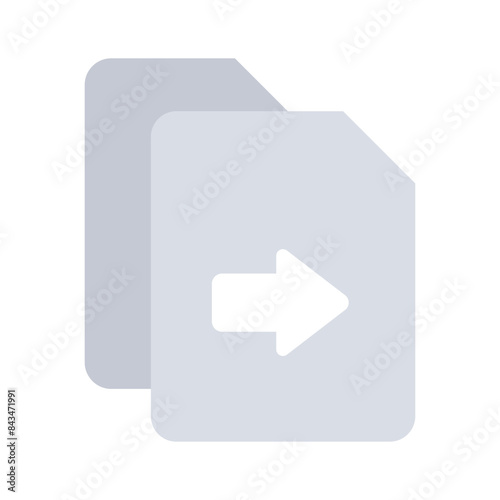 Get this beautiful icon of file transfer in modern style