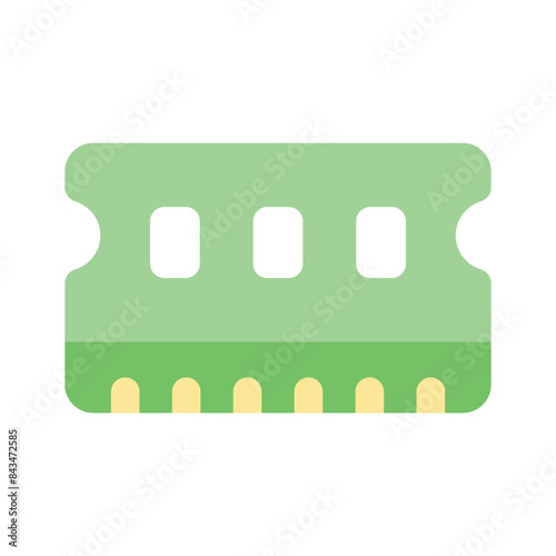Random access memory, trendy vector of ram