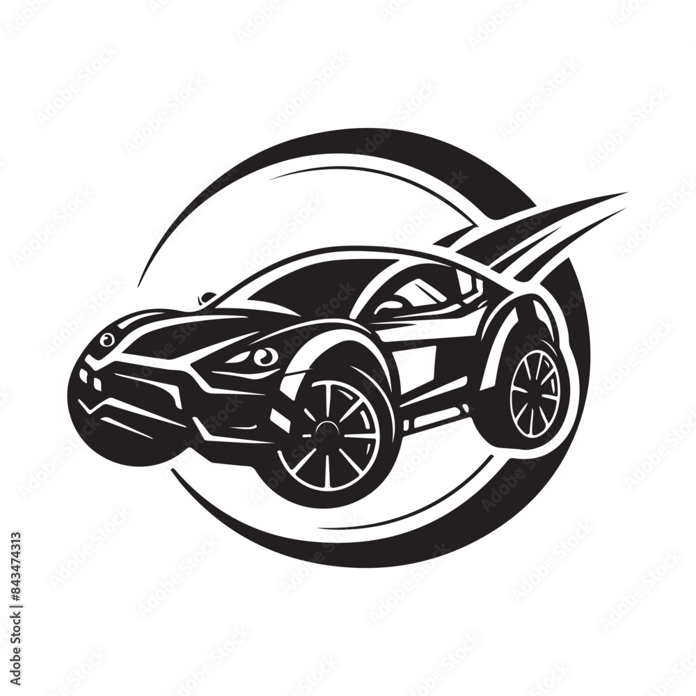 Speed Car Logo Vector Design Template Stock Vector on white background Speed Car Logo Vector Design Template Stock Vector on white background