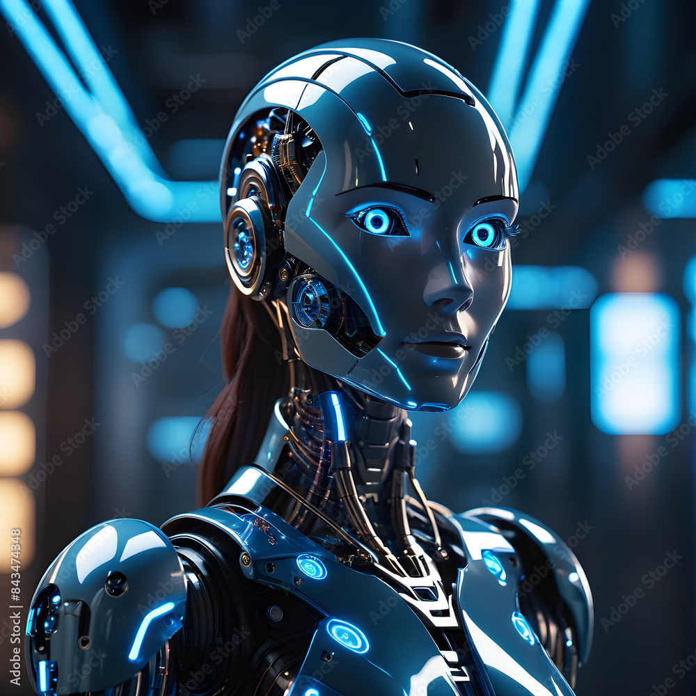 3d render of a robot 3d render of a robot