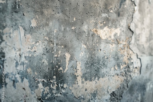 Blurred dirty concrete wall, aged cement wall to be repair - generative ai