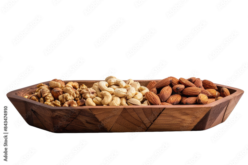 Nutty Goodness: Mixed Nuts - Almonds, Cashews, Walnuts at Their Finest Isolated On Transparent Background Nutty Goodness: Mixed Nuts - Almonds, Cashews, Walnuts at Their Finest Isolated On Transparent Background