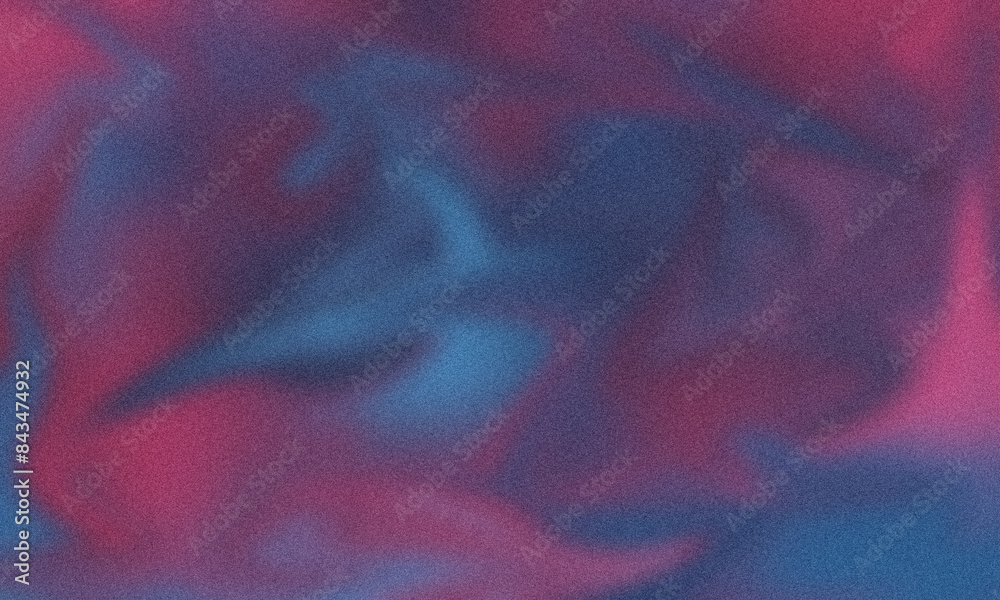 Fototapeta premium Blue and red abstract background with a textured grain and seamless color blending