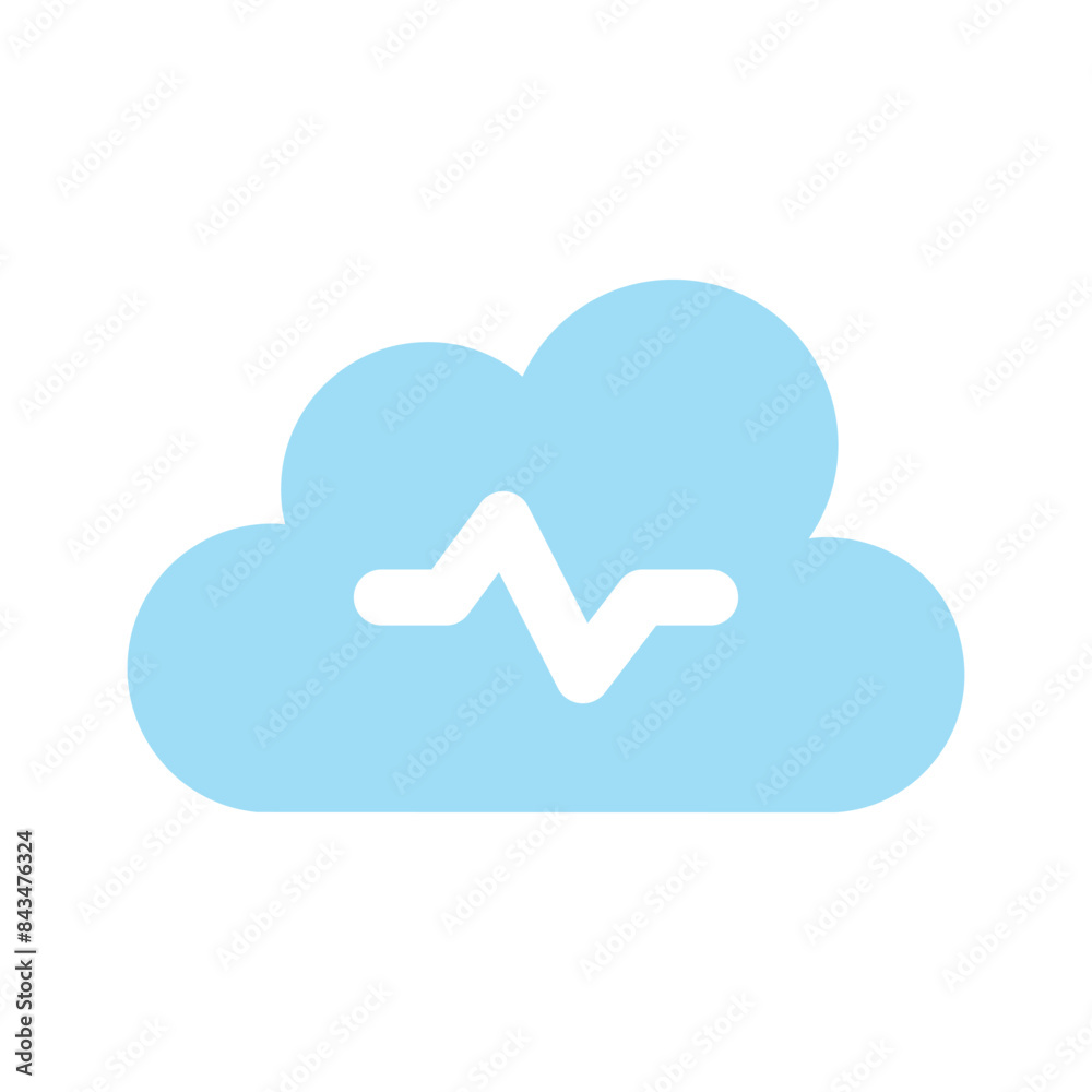 Grab this creatively designed icon of cloud analysis Grab this creatively designed icon of cloud analysis