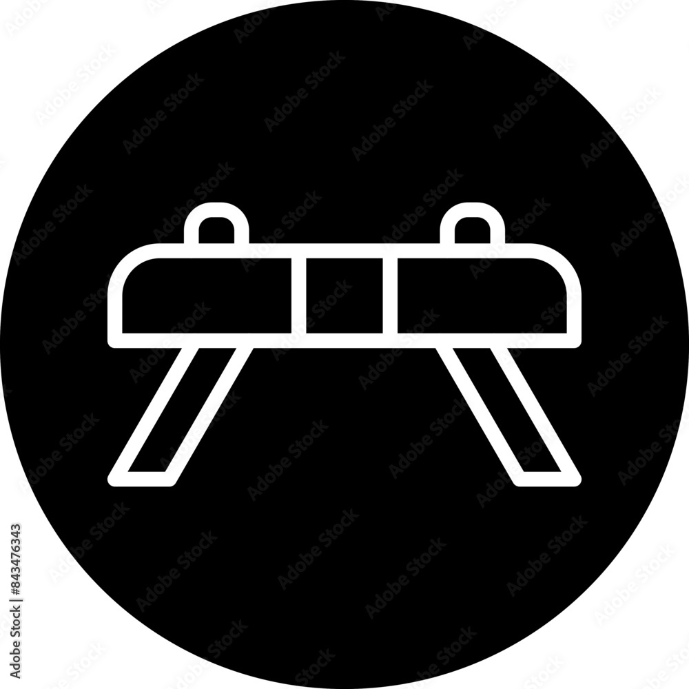 Gymnastics Vault Icon Style Gymnastics Vault Icon Style