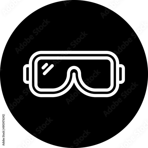 Ski Goggles Icon Style