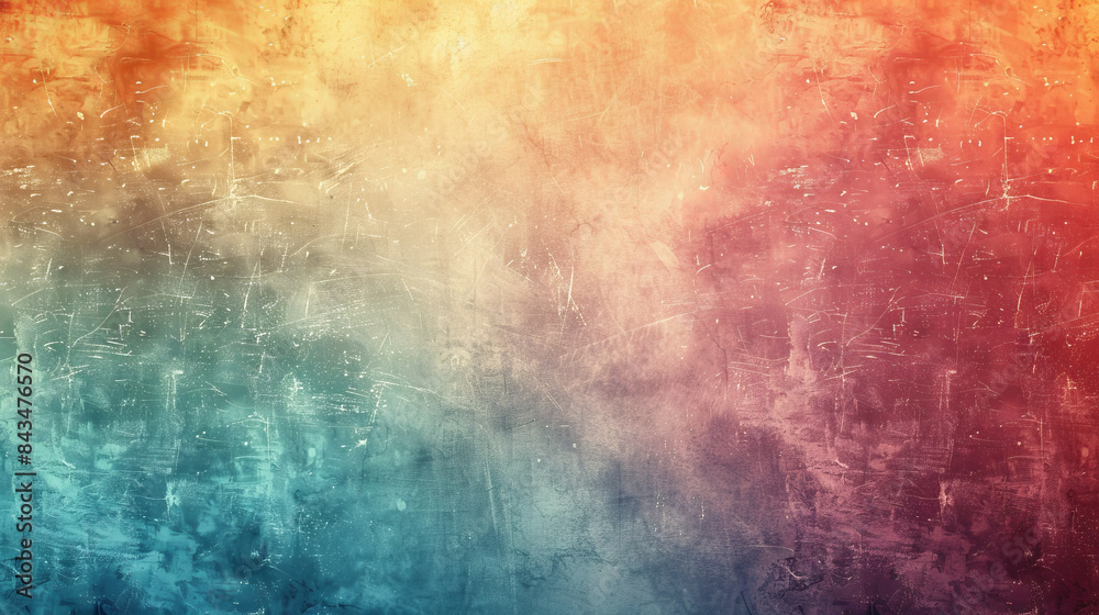 Vibrant retro abstract warm pastel background with grainy texture and colorful digital noise effect for vintage design overlays. Vibrant retro abstract warm pastel background with grainy texture and colorful digital noise effect for vintage design overlays.