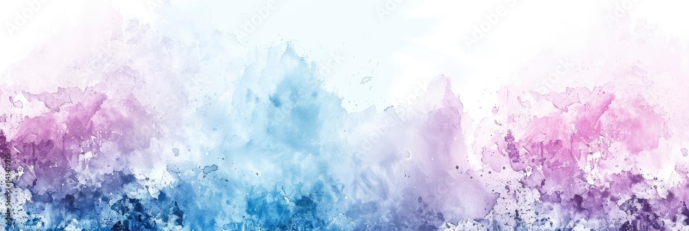 Fototapeta premium Abstract Watercolor Art With Harmonious Details, In Soft Whites And Gentle Colors, Evoking Simplicity And Unity , HD Wallpapers, Background Image