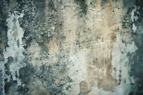 Blurred dirty concrete wall, aged cement wall to be repair - generative ai © Nia™