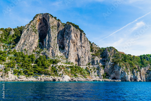 The wonderful island of Capri, amalfi coast, bay of naples, italy