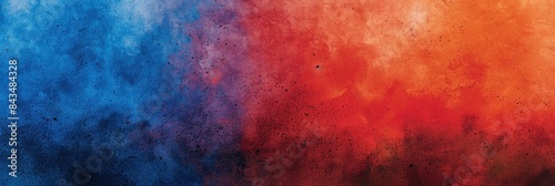 Abstract Watercolor Inspired By Emotions, In Vibrant Reds And Calming Blues, Suggesting Intensity And Calmness , HD Wallpapers, Background Image © IMPic