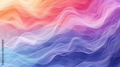 colorful wave abstract background