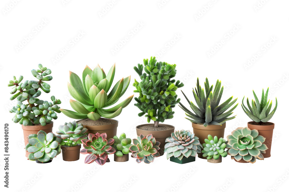 Witnessing Natural Elegance: Isolated Succulent Arrangements Isolated On Transparent Background Witnessing Natural Elegance: Isolated Succulent Arrangements Isolated On Transparent Background